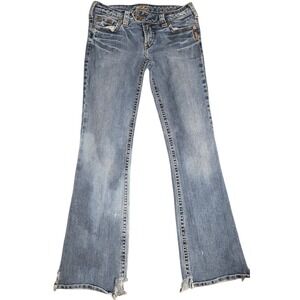 Silver Jeans Tuesday Light Wash Boot Cut Flare Jeans 28x32